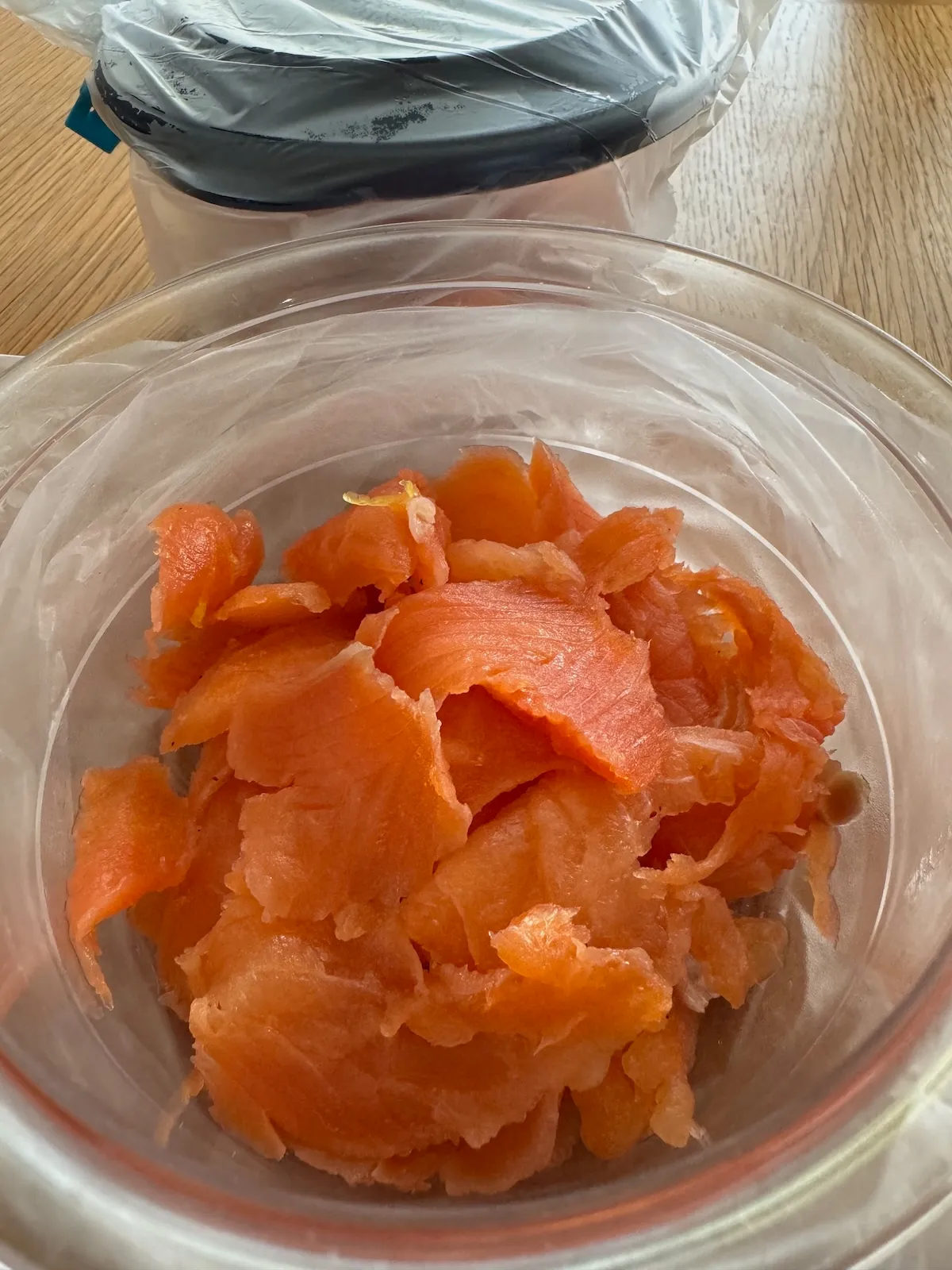 Gravad lax med dill och citron